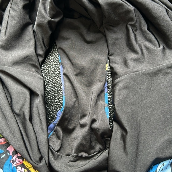 Onia Womens Rachel Classic High Leg Open Black One Piece Swimsuit Floral Sz S - Picture 10 of 13